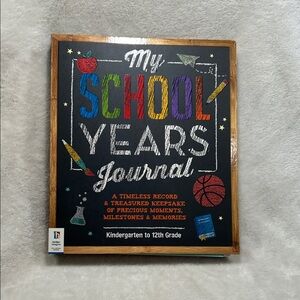 My school years Memory Book-kindergarten-12th grade